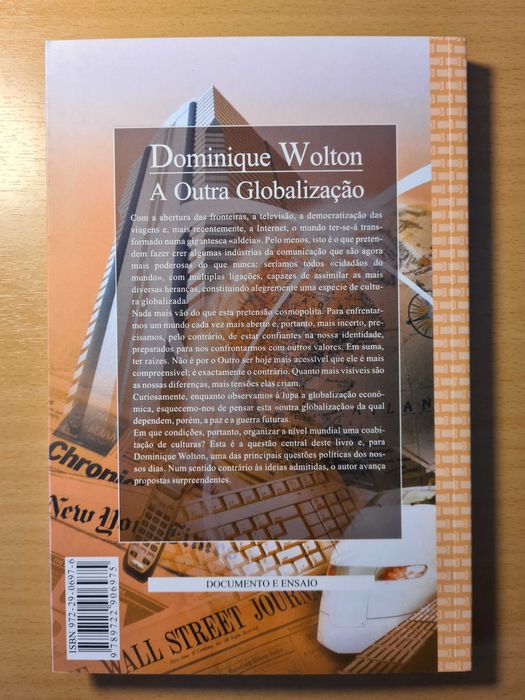 Livro "A Outra Globalização" de Dominique Wolton