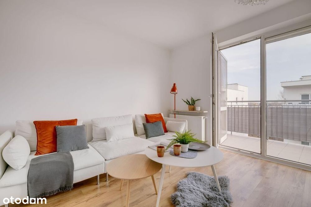 Narożne 2 pokoje z balkonem | 52,23 m² | Marki