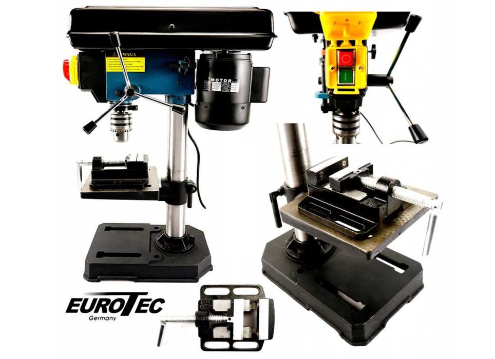WIERTARKA STOŁOWA Kolumnowa Słupowa 16MM + Imadło