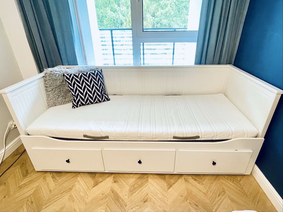 Łóżko rozsuwane Hemnes