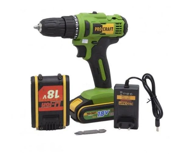 Шуруповерт аккумуляторный Procraft PA18C COMPACT