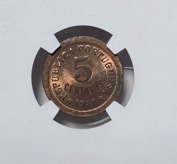 5 centavos 1930 MS64RB
