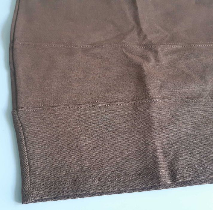 Mini Elastic Skirt in Brown-Gold, Estimated Size S64738772799618121