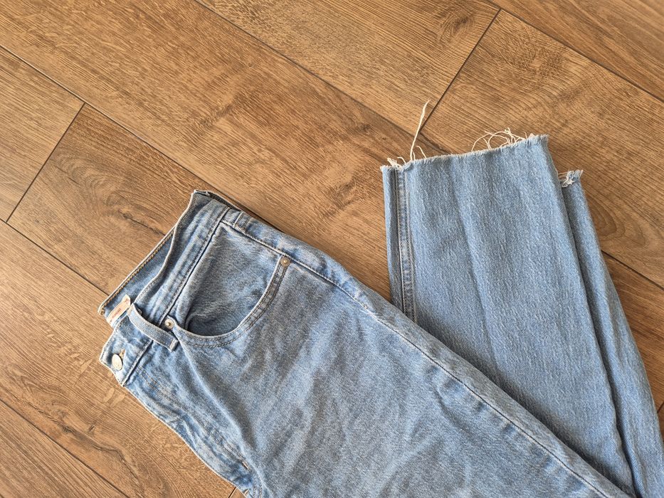 Jeansy Levi's 70s High Slim Straight W29 L29 Wysoki Stan Raw Hem Vintage Look