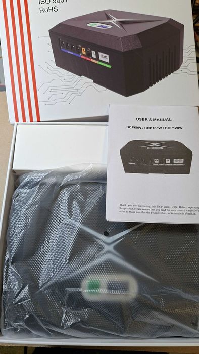 ДБЖ UPS бесперебойник для роутера TTN DCP-100W 60000mAh. 19в. 5а.