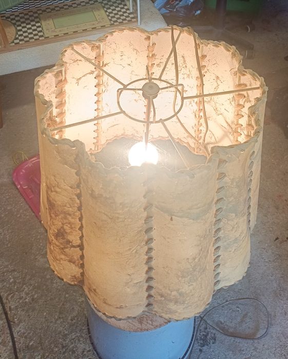 Lampa stojąca mosięzna