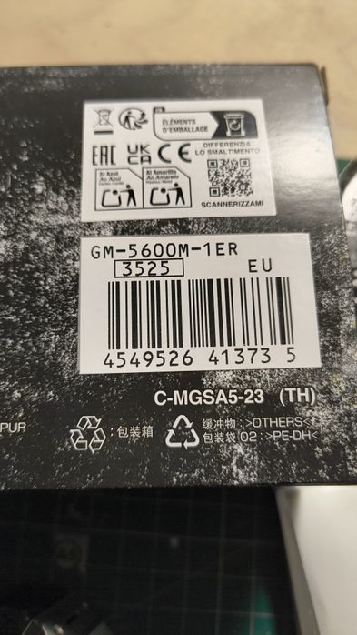 Relógio Casio G shock 5600M 1 ER