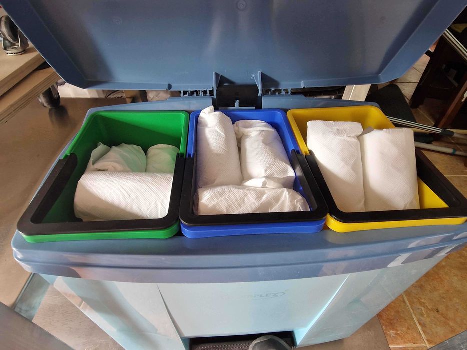 Balde para reciclagem
