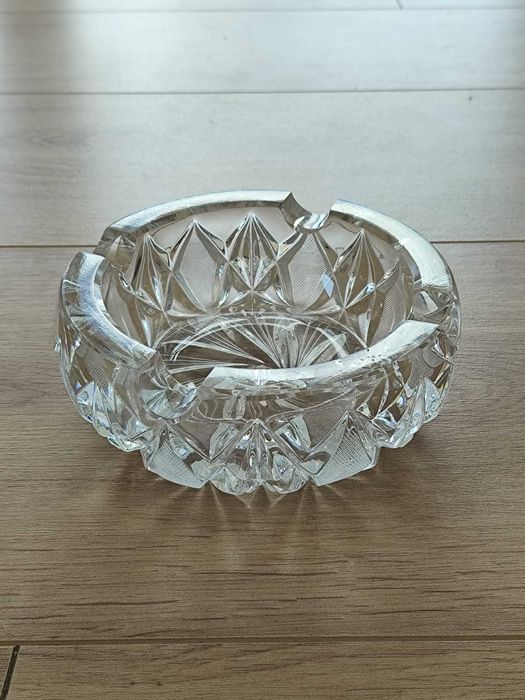 Popielnica kryształowa PRL