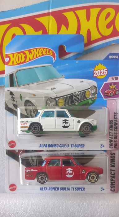 Conjunto 2 alfa romeo giulia ti super hot wheels