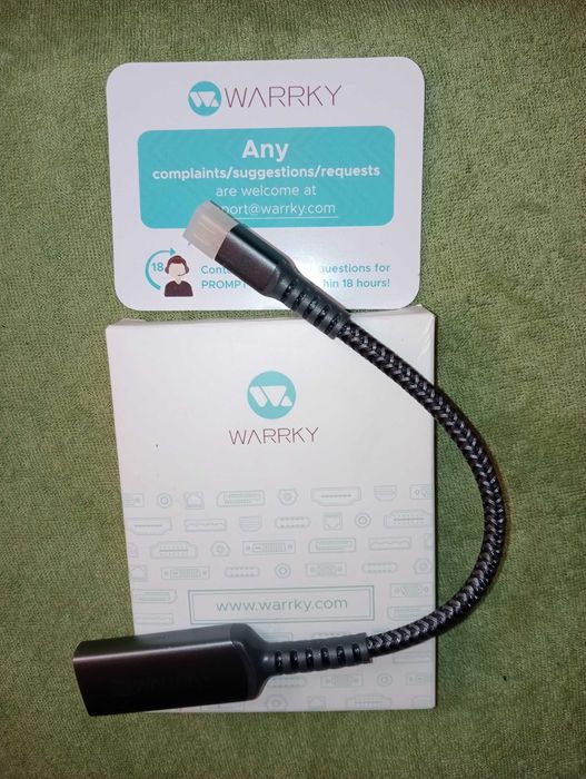WARRKY Adapter 4K DisplayPort na HDMI do telewizora do projektora