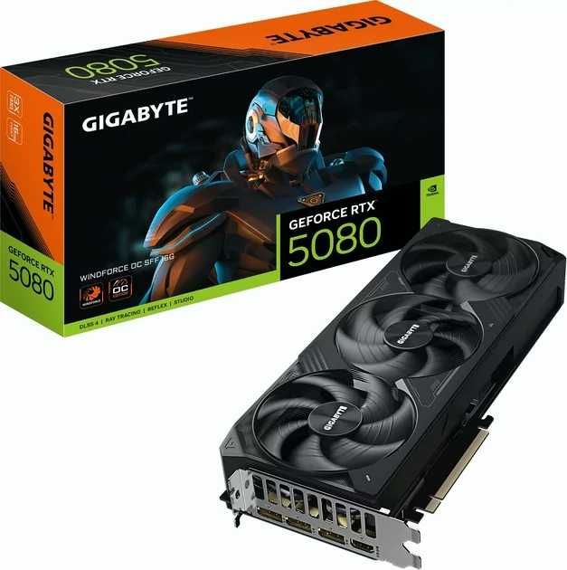 Нова RTX 5080 (Gigabyte) — дешевше магазину, повний комплект. Гарантія