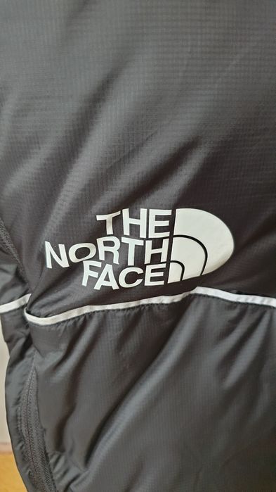 Wyprawowe spodnie puchowe North Face r. S