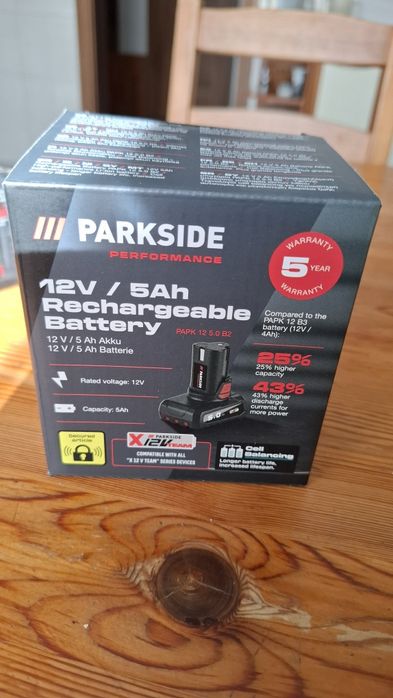 Akumulator PARKSIDE 12V 5Ah