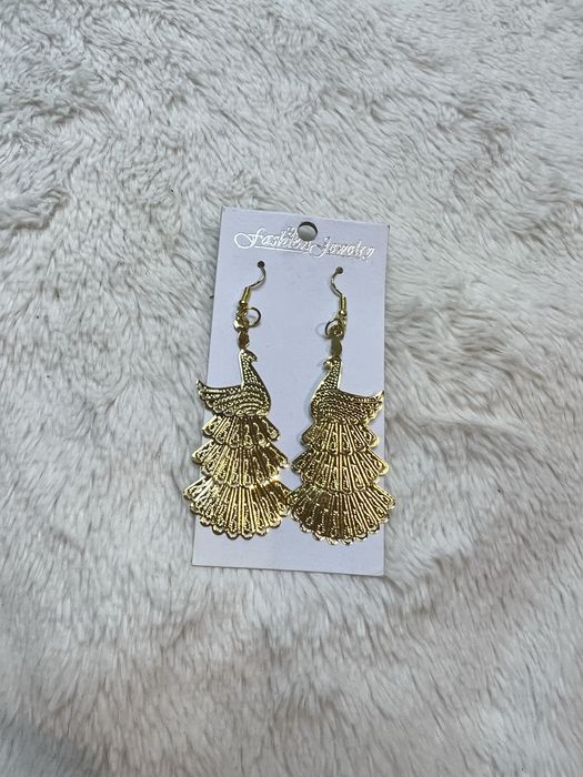 Kolczyki pawie peacooks Fashion Jewelry lekkie długie szykowne glamour