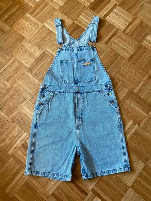 Spodenki jeansowe na szelkach Levi's Pride rozmiar M