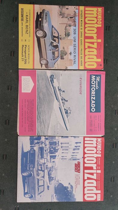 11 Revistas Mundo Motorizado - Anos 70