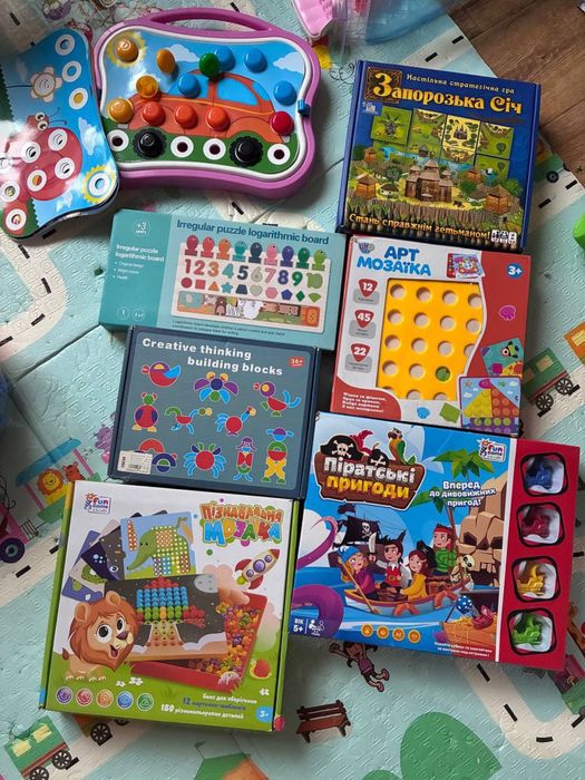 Монтесорі мозаїка ігри розвиваючі деревяні вкладиші танграм