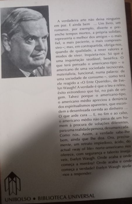 O ente querido de Evelyn Waugh da Unibolso