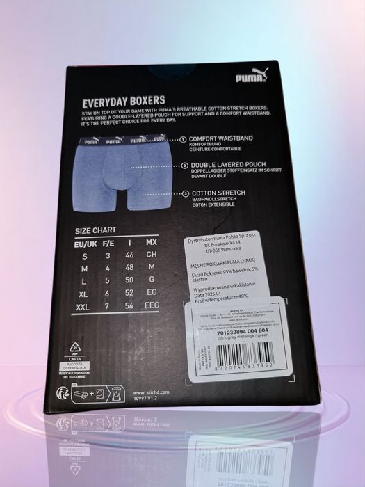 2 szt. bokserki Puma oryginalne, rm. L
