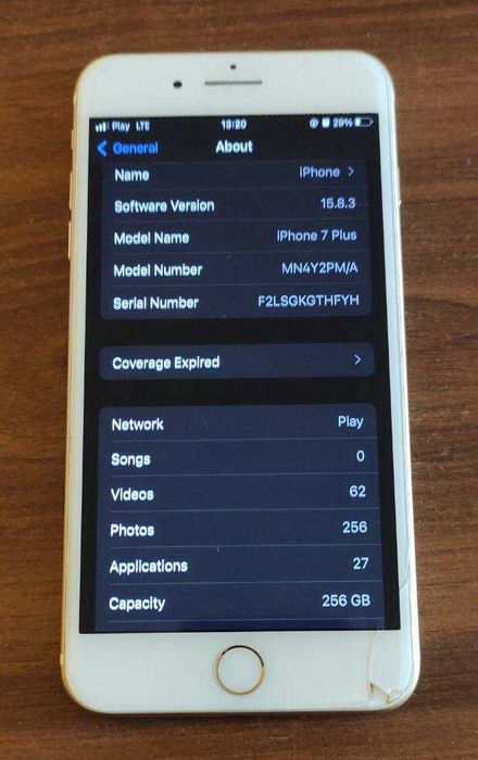iPhone 7 Plus 256 GB w dobrym stanie
