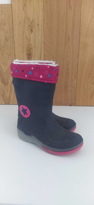 Świecące ocieplane kalosze 26/27