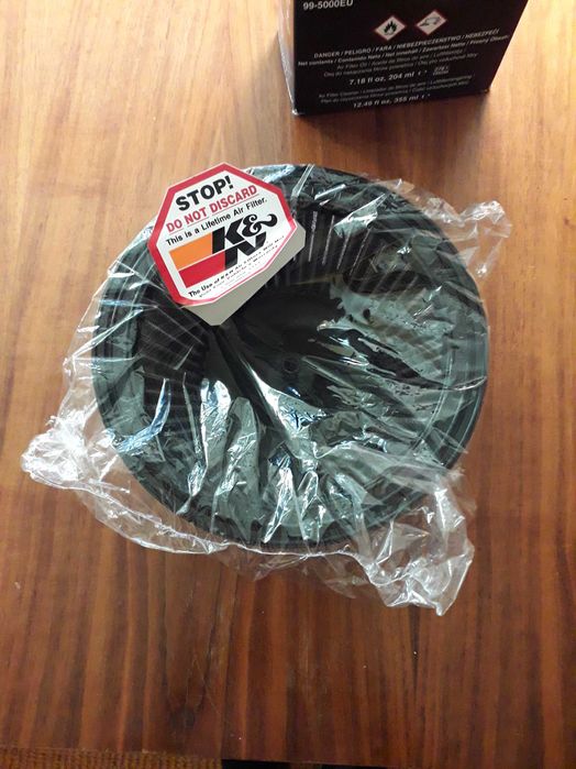 Filtro de Ar K&N KLX300R 1996 a 2007 + Limpeza e Lubrificação K&N