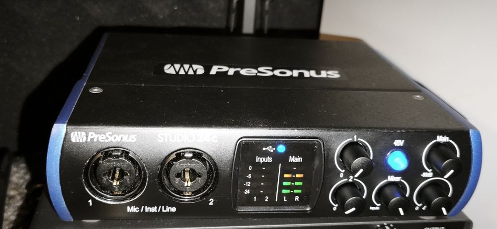 Аудіоінтерфейс, звукова карта Presonus studio 24c