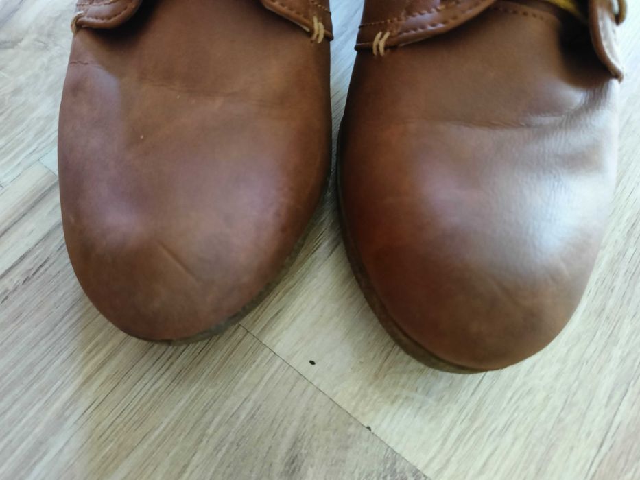 Botki na obcasie rozmiar 38 brązowe