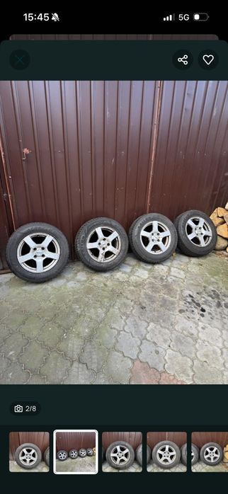 Koła komplet zimówek  alu od peugota 208