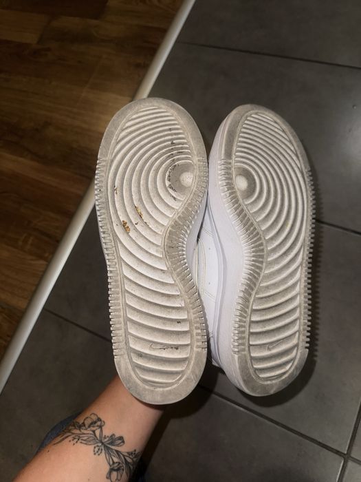 Buty sneakersy nike biale air force