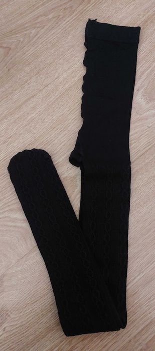Rajstopy z kaszmirem Calzedonia czarne S/2