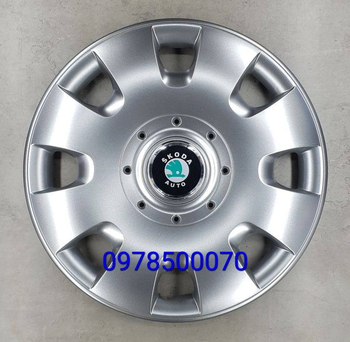 Ковпаки Шкода R15 Octavia Karoq Rapid Superb Fabia Yeti Колпаки Skoda