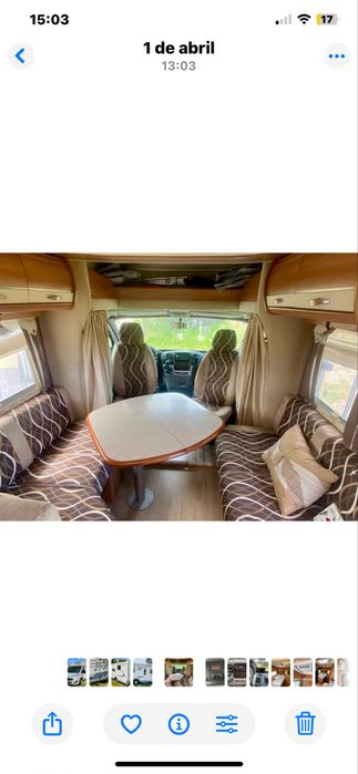 Autocaravana , em Albufeira 2012 , Rapido 776 FF , perfilada , 95000 km fiat ducato