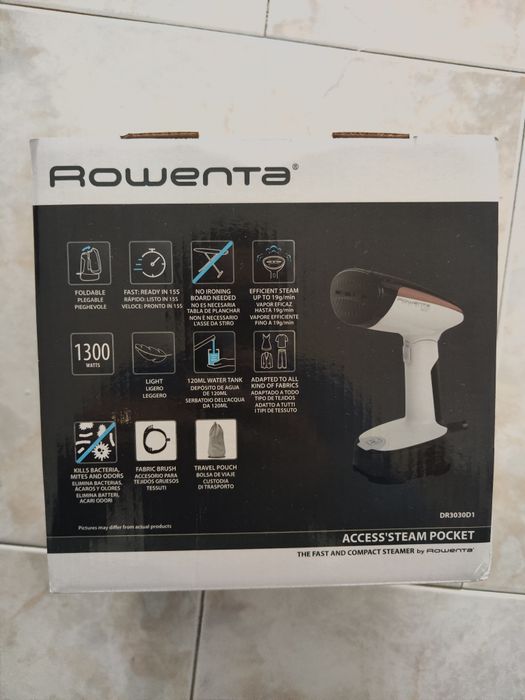 Ferro a vapor vertical rowenta NOVO