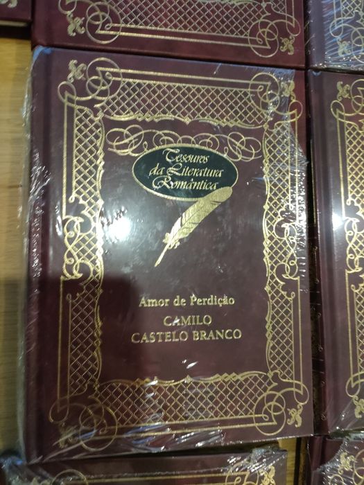 Coleção livros literatura romântica portuguesa
