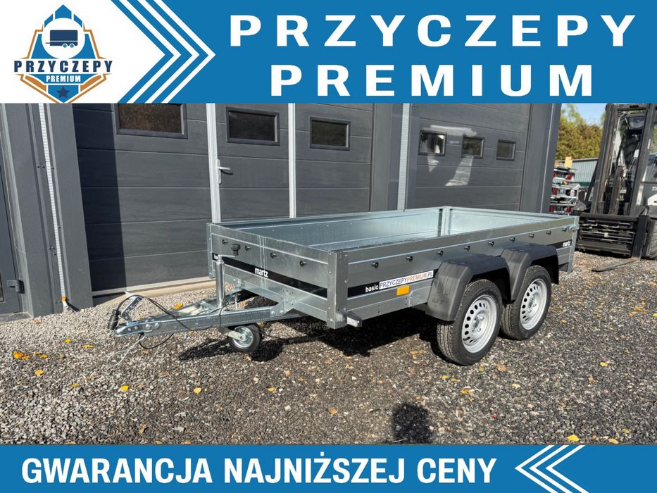 Przyczepa MARTZ 264/2 model BASIC dwuosiowa 264x126 płyty osb