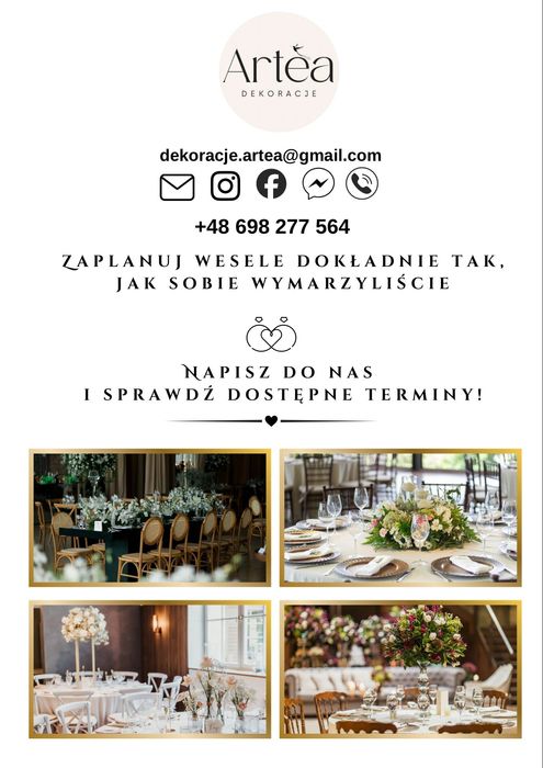 Dekoracje Weselne i Eventowe