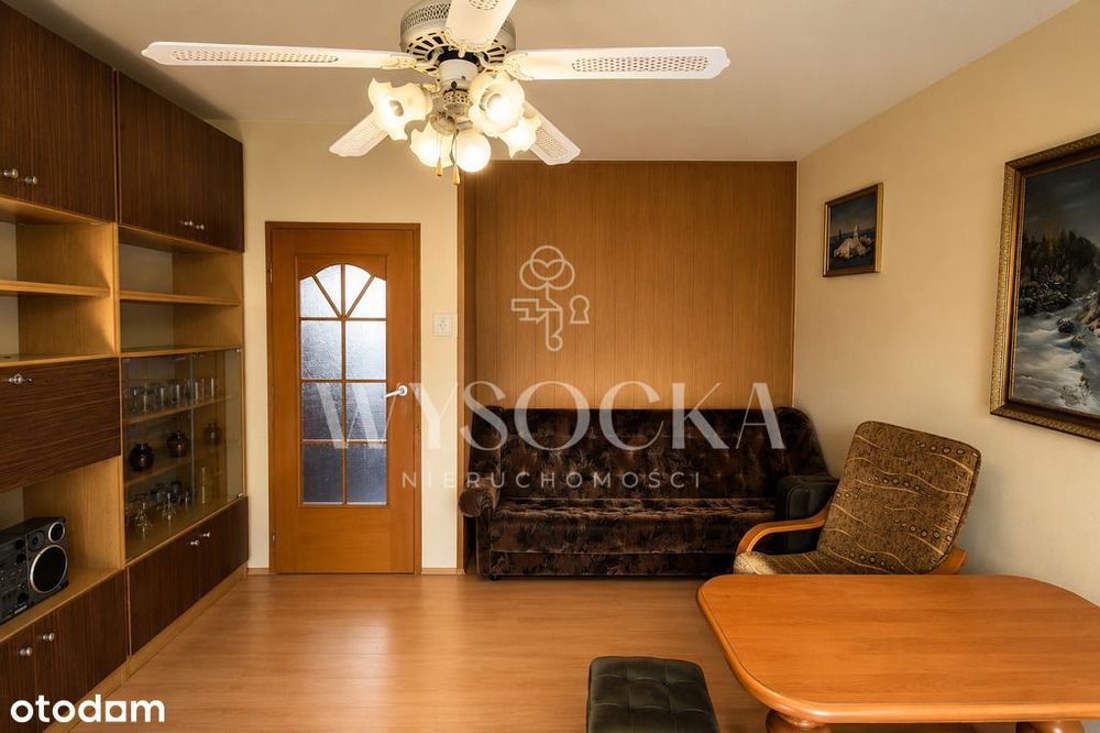 48 m2, wysoki parter z balkonem-Osiedle Różane.