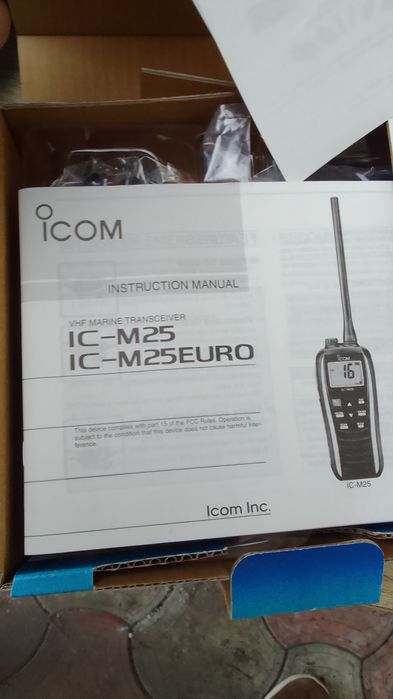 Icom IC-M25 радіостанція морська переносна