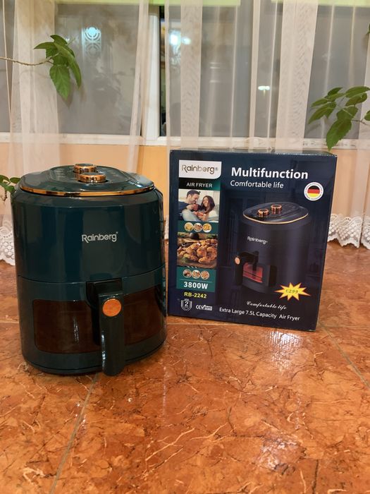 Електрична аеро-фритюрниця безмасляна на 6л Rainberg 3800W