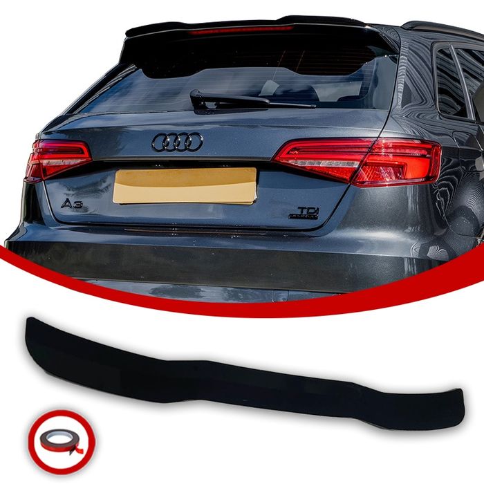 Audi A3 8V Lotka Spoiler Dokładka Sline/S3 Czarny Połysk