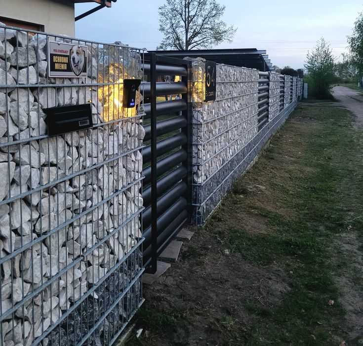 Ogrodzenia Gabionowe , Nowoczesne , Naturalne