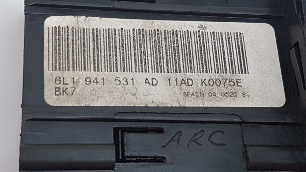 COMANDO DAS LUZES SEAT IBIZA (6L1) REFERENCE
