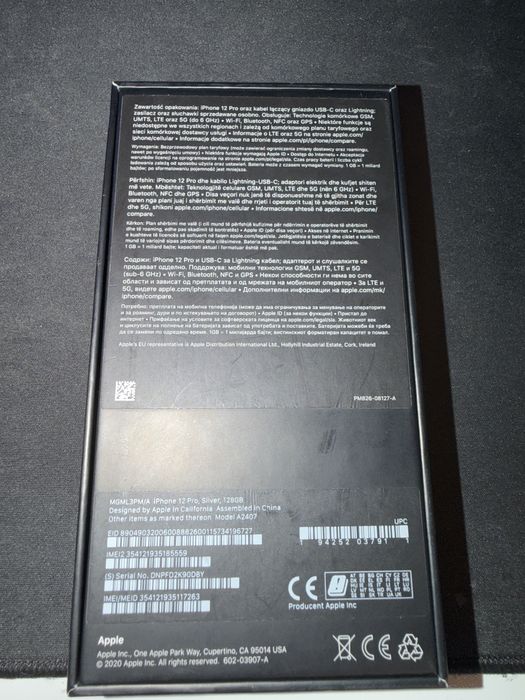 Iphone 12 pro 128gb 75% kondycji baterii