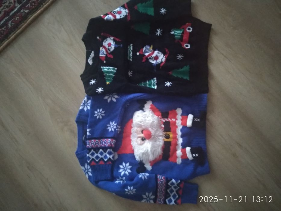 Новорічні кофти реглани для хлопчика