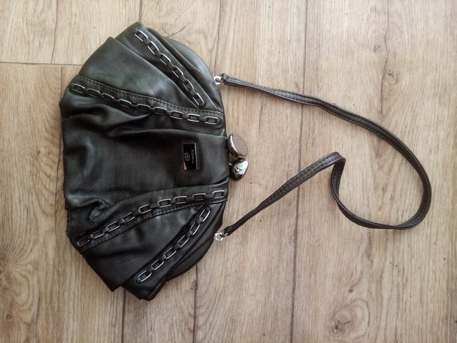 Torebka do sukienki mała brązowa