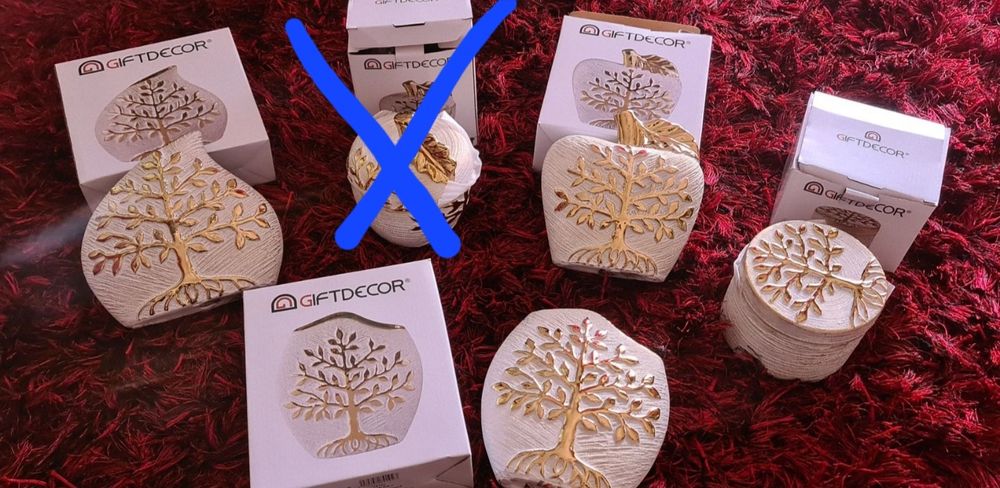 Peças de decoração loiça