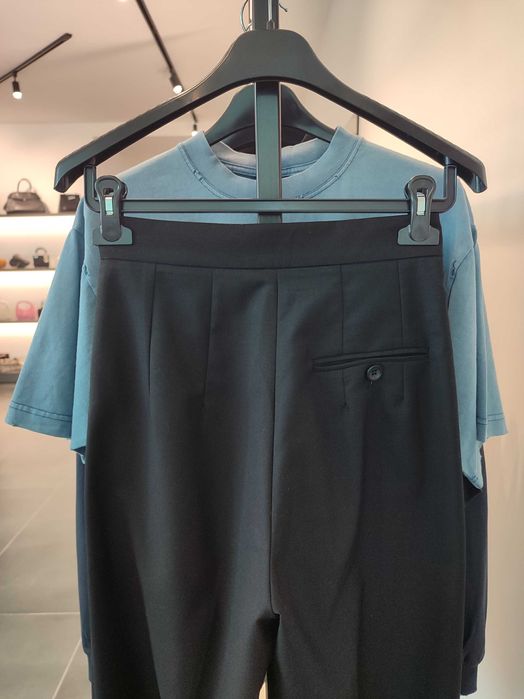 Брюки The Row Marcellita Pant in Virgin Wool Black