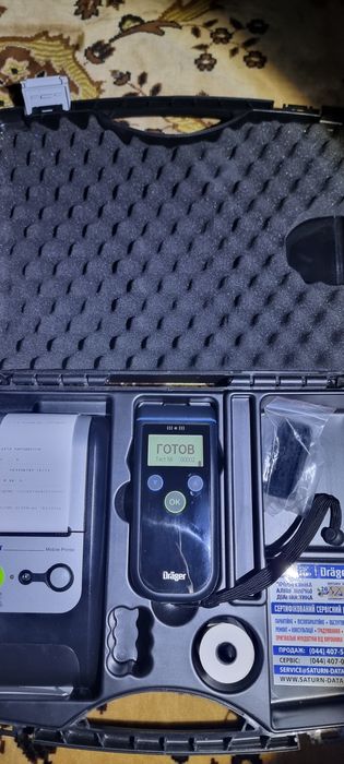 Самий новий і точний алкотестер Drager 6820з принтером